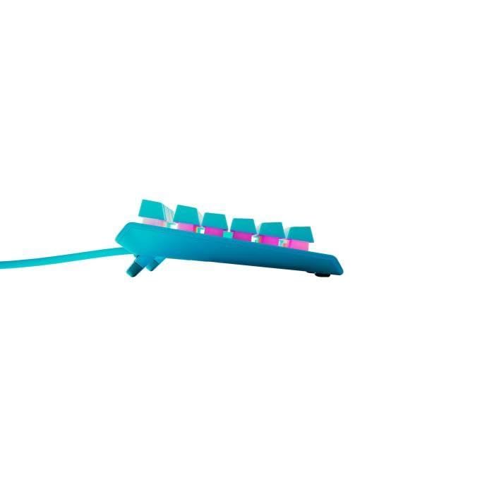 SteelSeries Apex 3 TKL Aqua RGB Tastatur pentru gaming – Formă compactă Tenkeyless – Iluminare RGB pe 8 zone – Rezistentă la apă și praf – Switch-uri pentru gaming foarte silențioase - Layout FR AZERTY - 64937