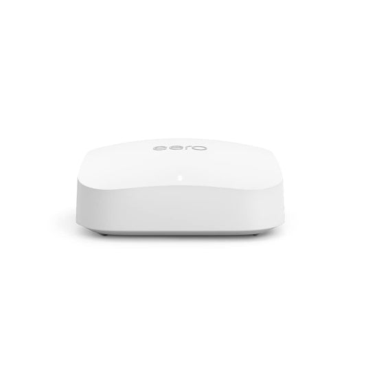 Amazon eero Pro 6E Mesh WiFi Router | 2.5Gbps Ethernet | Up to 190 m² coverage | For connections to over 100 devices | Ideal for streaming, work and gaming | Single pack | 2022 - S010001
