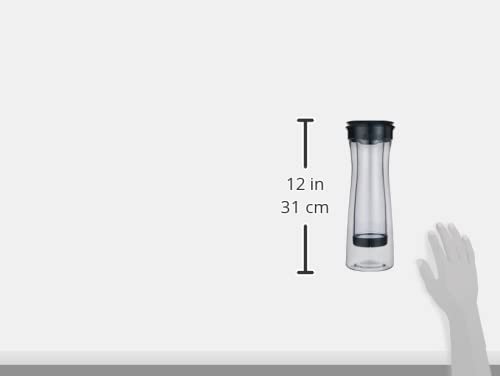 BRITA - Fill&Serve Filter Jug – 1.3 l – Black – with 1 MicroDisc Water Filter - 1030345