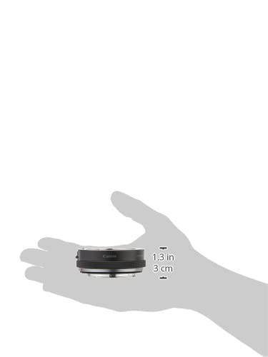 Canon bayonet adapter EF-EOS R with lens control ring for EOS R system cameras compatible with EF and EF-S lenses black - CR-EF-EOSR