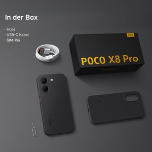 Xiaomi Poco X8 Pro Smartphone 12+512GB, 6500mAh Battery, 50MP Camera, Yellow