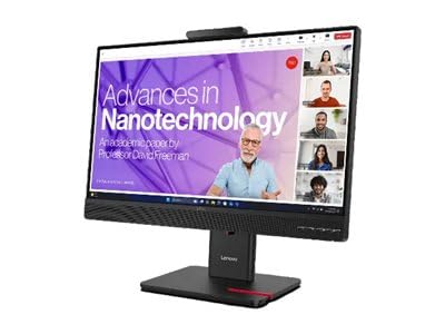 Lenovo ThinkVision T24-4v - Monitor LED - 1920 x 1080 Full HD (1080p) @ 120 Hz - IPS - 250 cd/m² - 1500:1 - 4 ms - HDMI, VGA, DisplayPort, USB-C - Difuzoare - Negru mat - 64B6MAT1EU