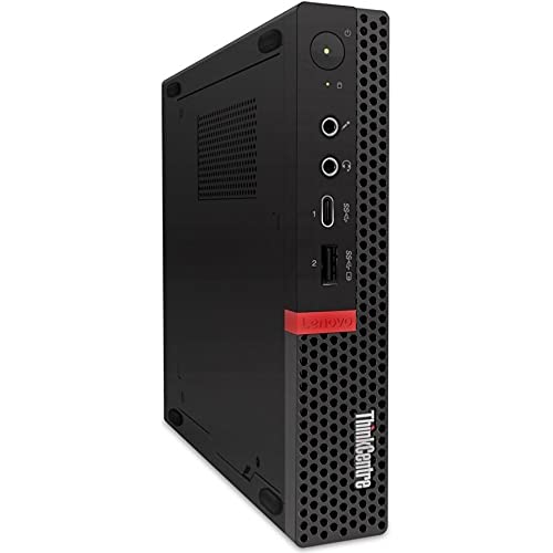 Lenovo ThinkCentre M720q Tiny Intel Six Core i5 8400T 256GB SSD Hard Drive 16GB Memory Windows 11 Pro incl. WiFi & Bluetooth Desktop Computer Mini PC (Refurbished) - 10006158