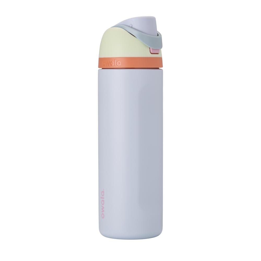 Owala FreeSip Insulated Stainless Steel Drinking Bottle with Straw, 710ml - BPA Free, Ideal for Sports, Fitness, Outdoor and Travel, Beach House - C08178
