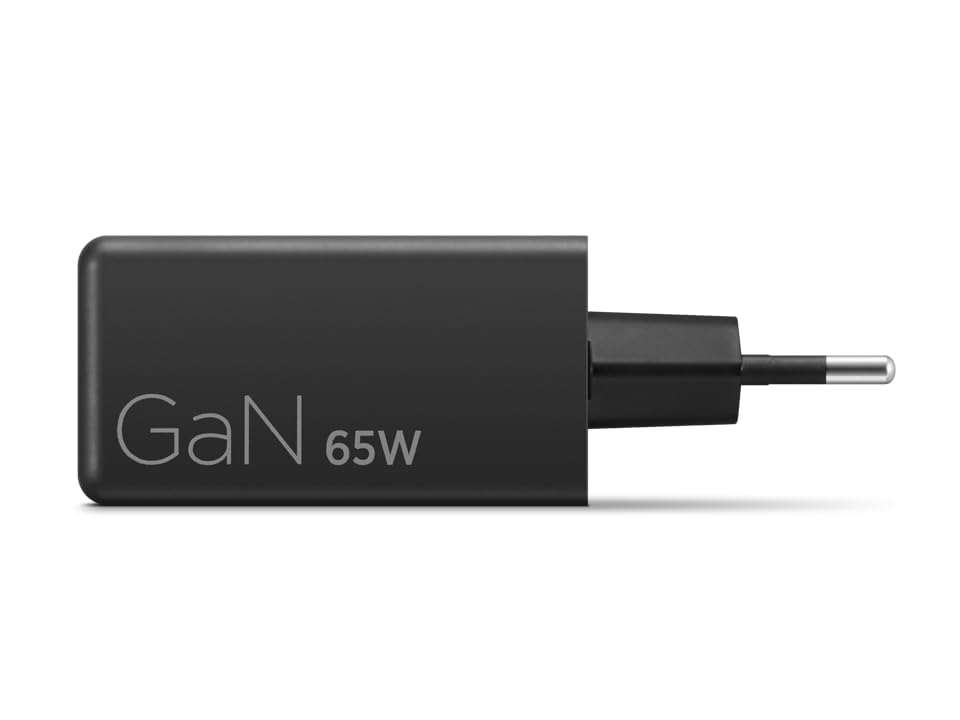 Lenovo 65W Mini USB-C GaN Charger, încărcător compact cu 1 port USB-C de 65W și cablu detașabil de 2m pentru laptopuri și dispozitive mobile.