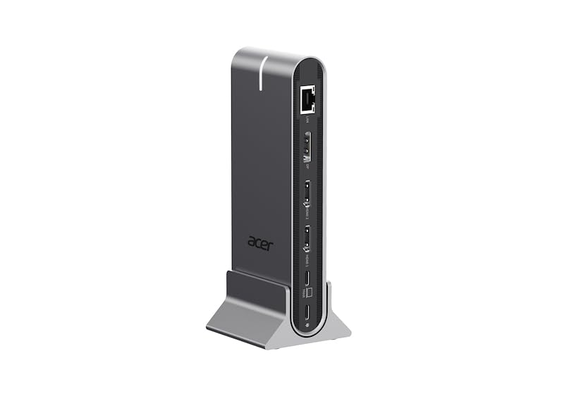 Acer 15-in-1 Docking Station | USB 3.2 Gen 1, Type-C | 100 Watt | Silver - 4712842946779