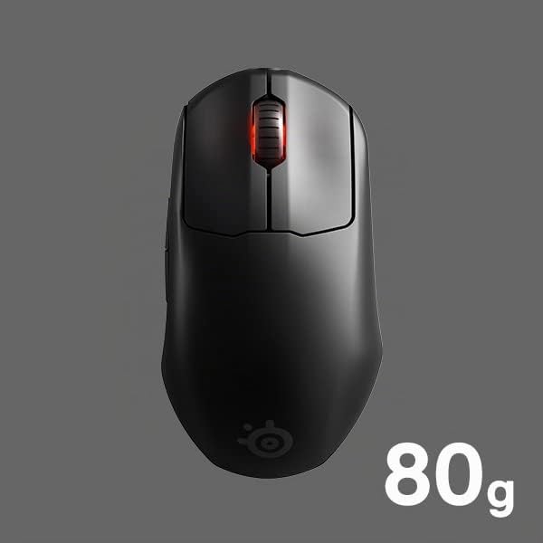 SteelSeries Prime Wireless - Performanță Esports Mouse de Gaming Fără Fir - 100 de Ore Autonomie a Bateriei - Senzor Optic TrueMove Air cu 18.000 CPI - Comutatoare Magnetico-Optice - 62593