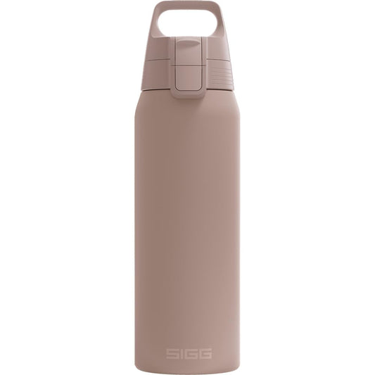 SIGG - Insulated drinking bottle - Thermos bottle Shield Therm One Dusk carbonated drinks - Leak-proof - Dishwasher safe - BPA-free - 90% recycled stainless steel - Warm gray - 0.75L - 6020.90