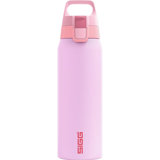 SIGG - Insulated drinking bottle - Thermos bottle Shield Therm One Multicolor Petal - carbonated drinks - leak-proof - dishwasher safe - BPA-free - 90% recycled stainless steel - pink - 0.75L - 6228.40