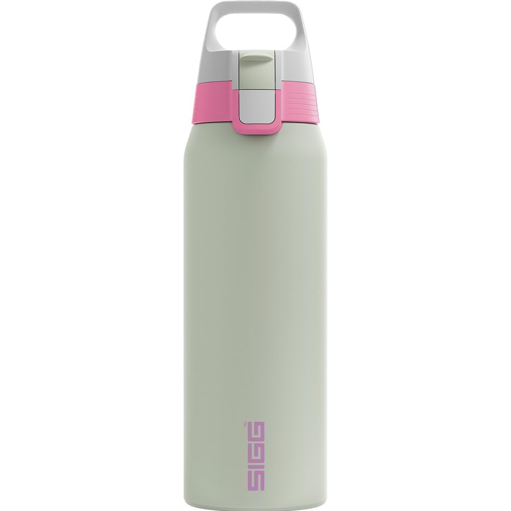 SIGG - Insulated drinking bottle - Thermos bottle Shield Therm One Multicolor Lilly - Carbonated drinks - Leak-proof - Dishwasher safe - BPA-free - 90% recycled stainless steel - 0.75L - 6228.50