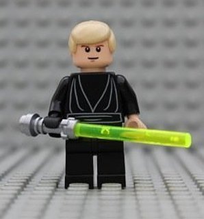 LEGO® Star Wars™ Final Duel Minifigure – Luke Skywalker with Black Hand and Lightsaber (75093) - 4568060