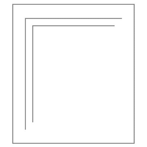 walther design picture frame black 5X 10x15 cm gallery with passe-partout, New Lifestyle plastic frame KV515B