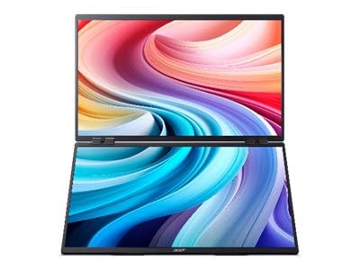 Acer PD243YEbmiuux Portable Monitor Black 60.5 cm [23.8] LCD 1920 x 1080 Pixels PD243YEBMIUUX 23.8IN - 1920X1080 DBL FL SCR HDMI USB-C - UM.QP3EE.E01