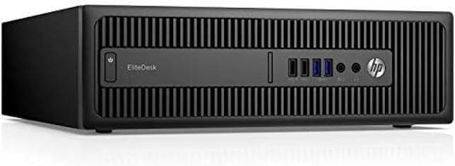 HP EliteDesk 800 G2 SFF Desktop PC, Intel Core i5-6500, 8 GB RAM, 256 GB SSD, US keyboard, WiFi, Bluetooth, Windows 11 Pro (refurbished)