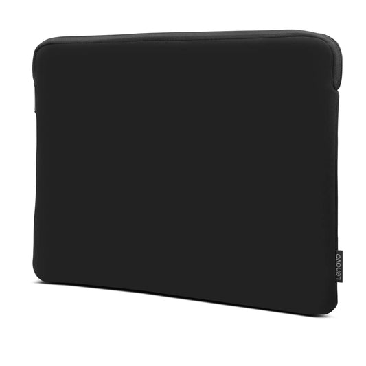 Lenovo Basic Laptop Sleeve 14 Inch Notebook/Tablet compatible with MacBook Air/Pro Neoprene Material - Soft Fleece Lining - Zipper Opening on Top - Black - GX41K07563
