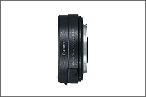 Canon bayonet adapter EF-EOS R with plug-in filter (V-ND: variable neutral density filter A), 3443C005, black