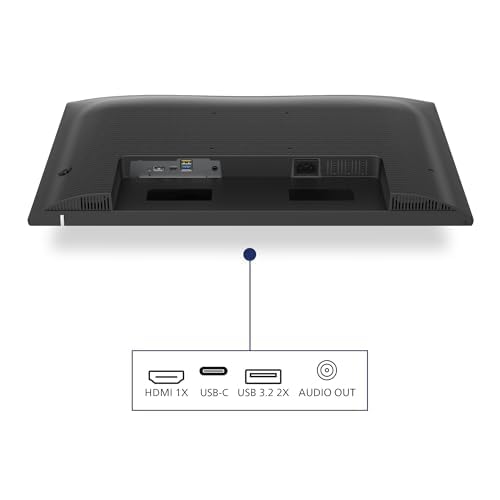 PHILIPS 24E1N1300AE - 24 inch Full HD Monitor, speakers, height adjustable (1920x1080, 100 Hz, HDMI, USB-C (65W PD), USB Hub) black - Philips