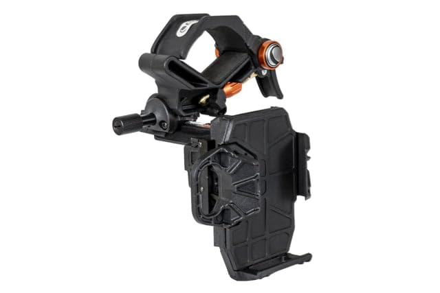 Celestron 81057 NexYZ DX 3-Axis Smartphone Adapter Set with Bluetooth Remote Shutter - Capture images and videos through your telescope, spotting scope, binoculars, monocular and microscope, Black