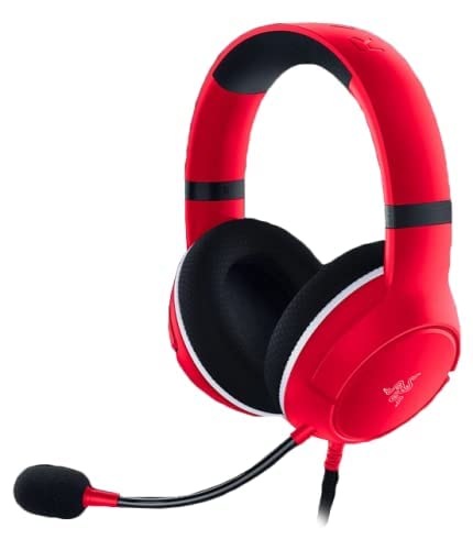 Razer Kaira X - Căști de gaming cu fir pentru Xbox Series X|S (driveri TriForce de 50 mm, microfon HyperClear cu diagramă cardioidă, controale integrate, compatibilitate multiplatformă) Roșu - RZ04-03970500-R3M1