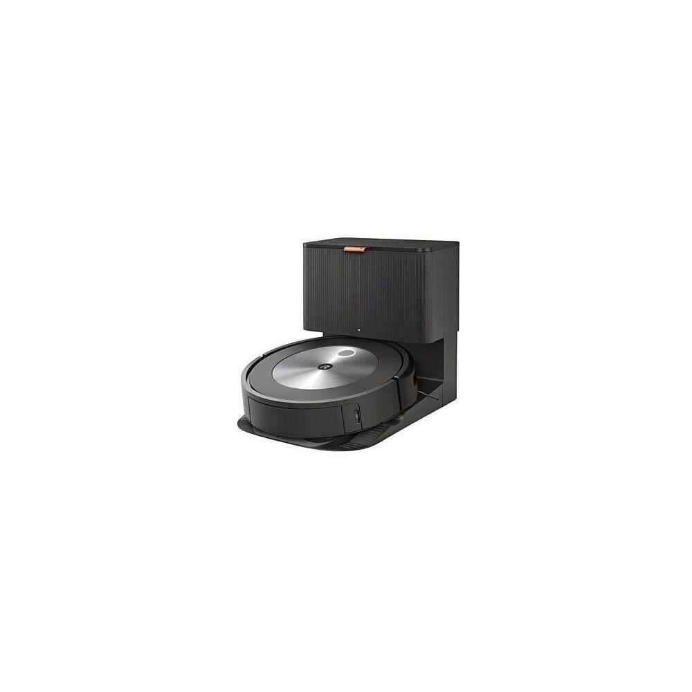 iRobot® Roomba® j7+ WiFi-enabled vacuum robot with automatic charging station, mapping, and two rubber brushes for all floor types - object detection and avoidance - learns and maps