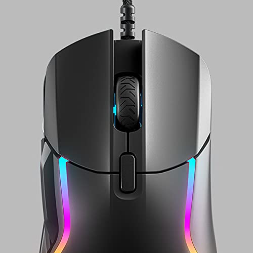 SteelSeries Rival 5 - Gaming Mouse - TrueMove Air Optical Sensor with 18,000 CPI - 9 programmable buttons - Ultra-lightweight 85 grams, Black - 62551