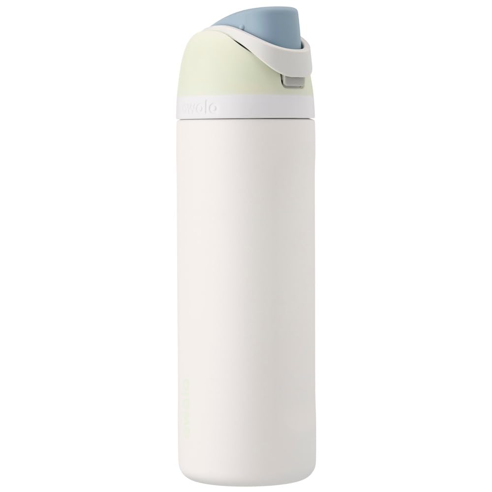 Owala FreeSip Insulated Stainless Steel Drinking Bottle with Straw, 710ml - BPA Free, Ideal for Sports, Fitness, Outdoors and Travel, Iced Breeze - C06184