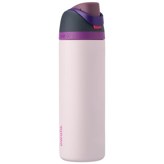 Owala FreeSip Insulated Stainless Steel Drinking Bottle with Straw, 710ml - BPA Free, Ideal for Sports, Fitness, Outdoors and Travel, Dreamy Field - C06156