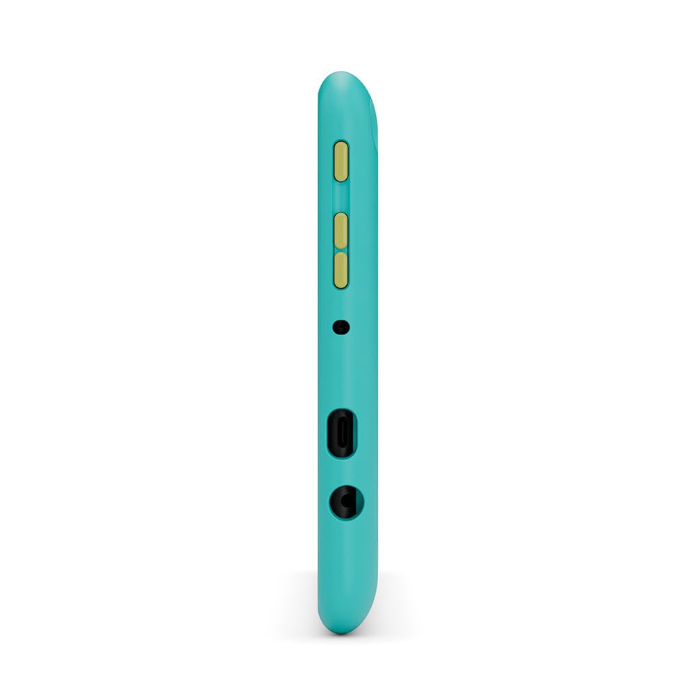 Amazon's new child-friendly case for the Fire HD 8 tablet (only suitable for 12th generation tablets), teal - 53-036068