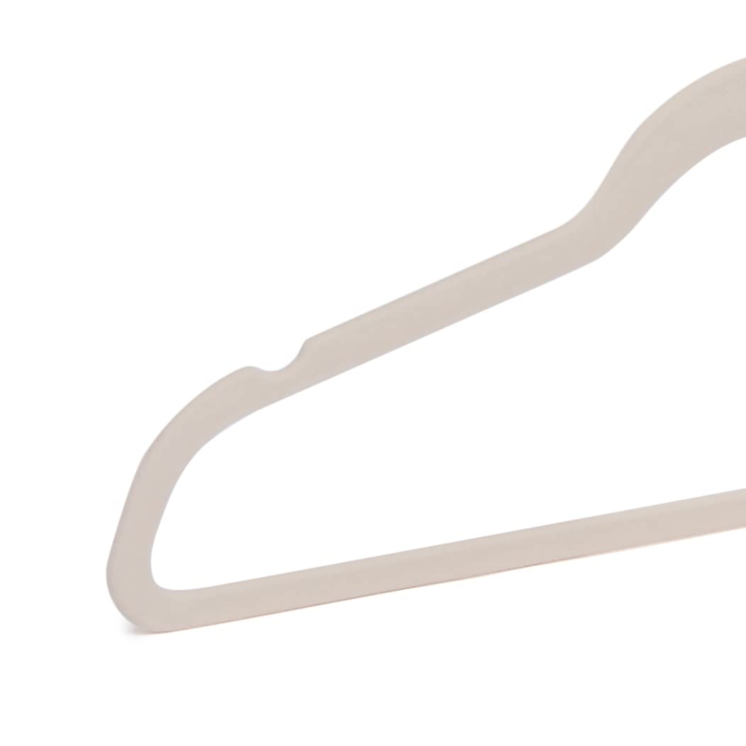 Amazon Basics Pack of 50 Velvet Slim Non-Slip Suit Hangers Pink Blush Gold - AH_vnv1004