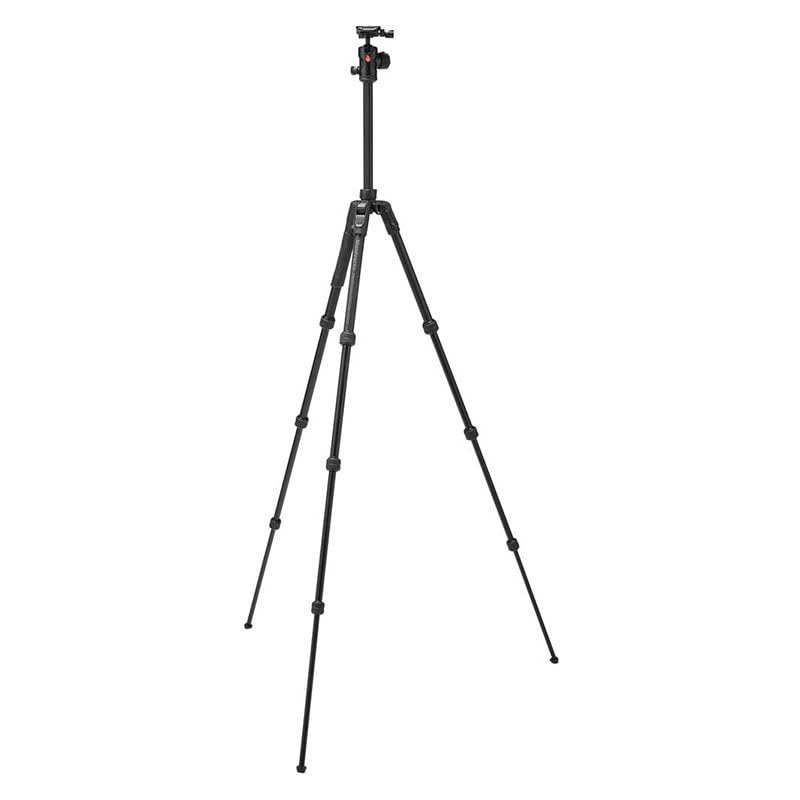 Manfrotto Befree Advanced AS Camera Tripod Rotary Lock Compatible with Arca-Swiss Portable Compact Travel Tripod Set Ball Head Aluminum Tripod for DSLR Mirrorless Cameras Camera Accessories - MKBFRTA4FB-BH