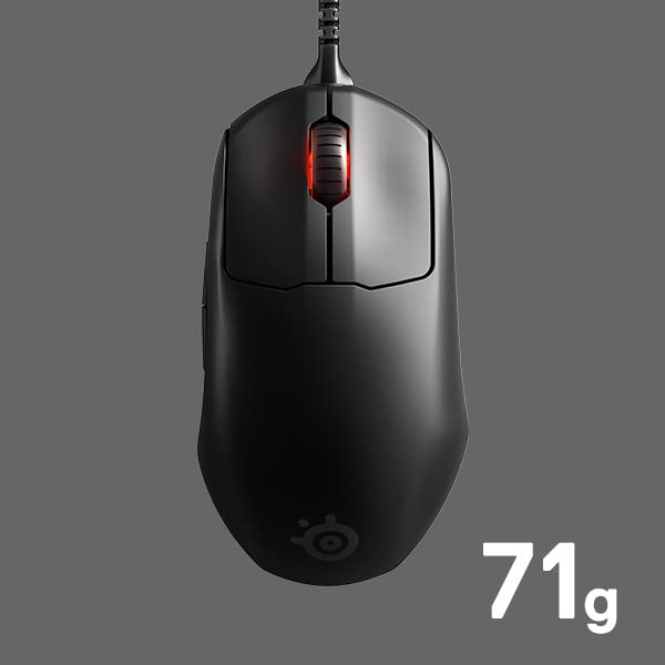 SteelSeries Prime+ - Mouse de gaming pentru esports cu performanțe deosebite - Senzor optic TrueMove Pro+ cu 18.000 CPI - Comutatoare magnetico-optice - 62490