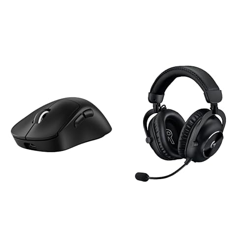 Logitech G PRO X SUPERLIGHT 2 DEX LIGHTSPEED wireless gaming mouse, 32K DPI sensor and USB-C charging + PRO - 910-006638
