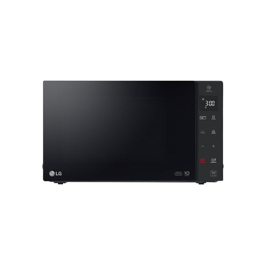 LG MH6535GDS microwave (25 L, 1000 W) with grill (LED display, smart inverter technology, easy to clean), black