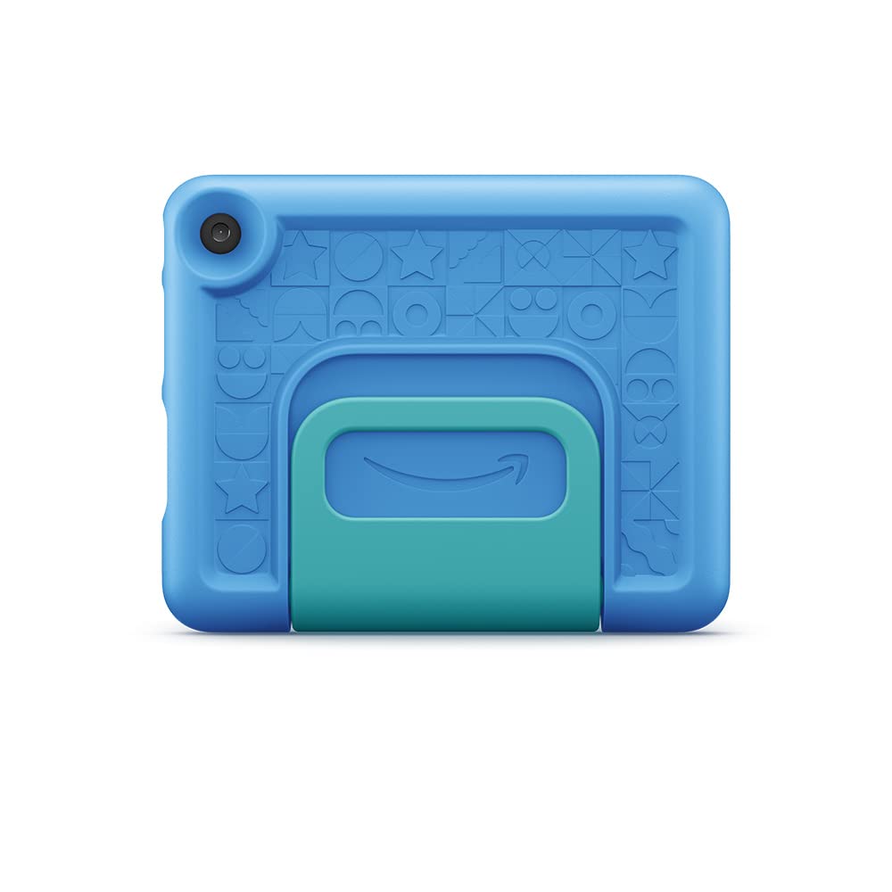 Child-friendly case for Fire 7 tablet (only compatible with 12th generation, 2022), for children aged 3-7, blue - 53-028179