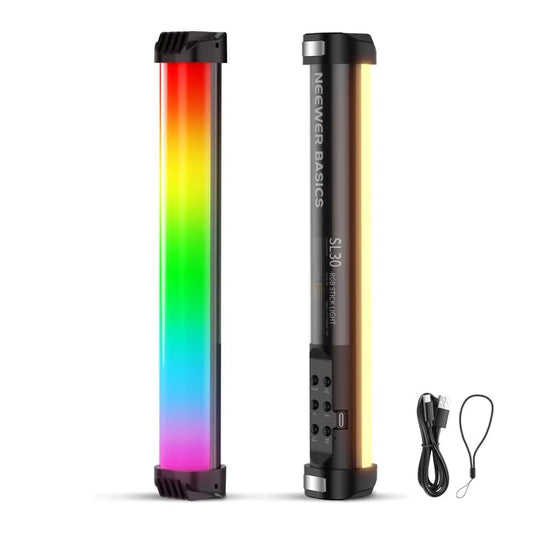 NEEWER Basics 12" Magnetic RGB Video Light Wall, CRI95 Dimmable 8 W, SL30