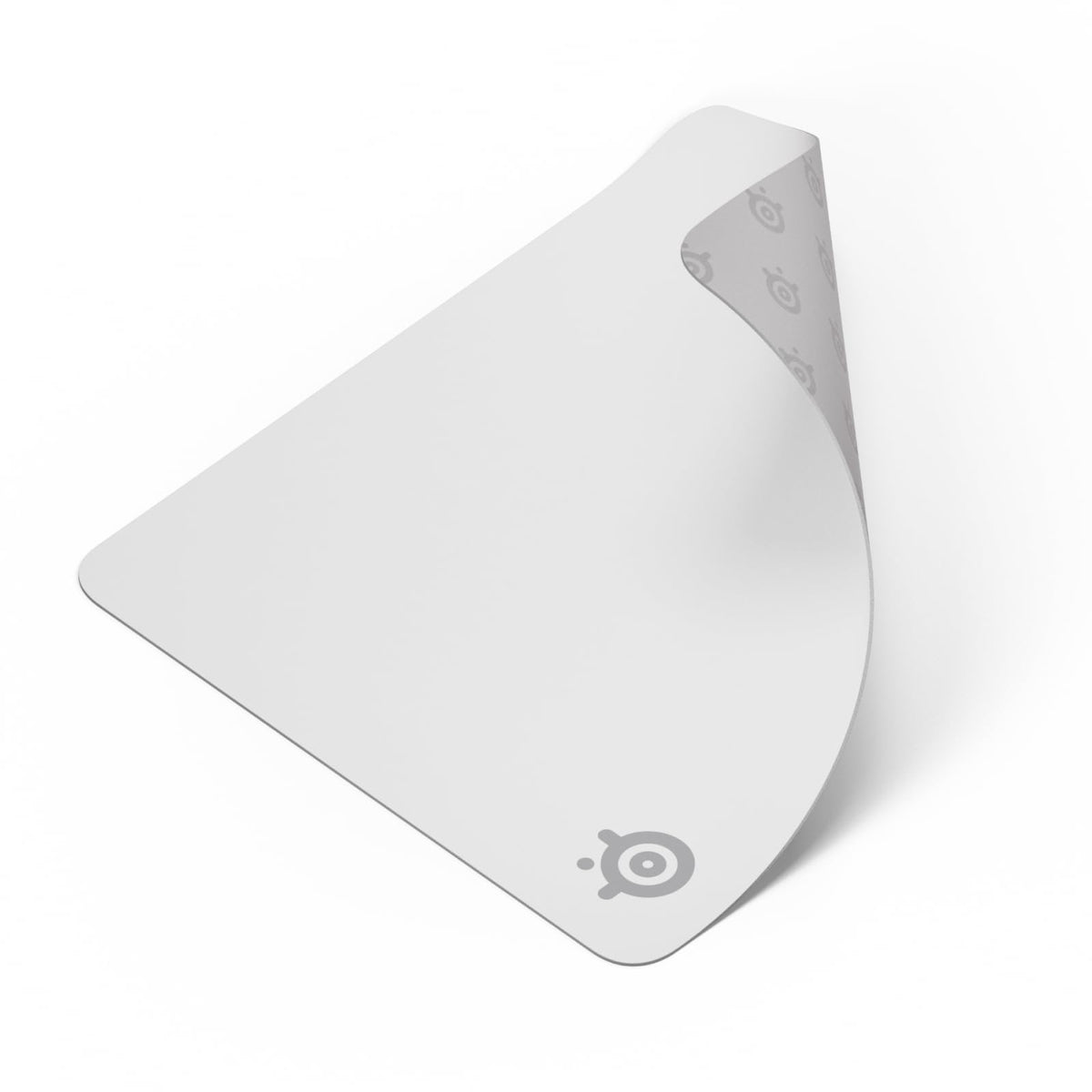 SteelSeries QcK Mousepad (Mare) – Alb – Anti-alunecare din cauciuc pe partea de jos – Cel mai bun tracking – Optimizat pentru senzori de gaming – 450 mm x 400 mm – FPS, MOBAs, RTS, MMO - 63464