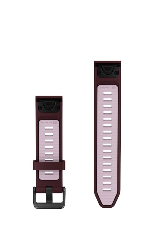 Garmin Quickfit Band 20 mm, Silicone, Cherry/Dust Rose - 010-14506-02