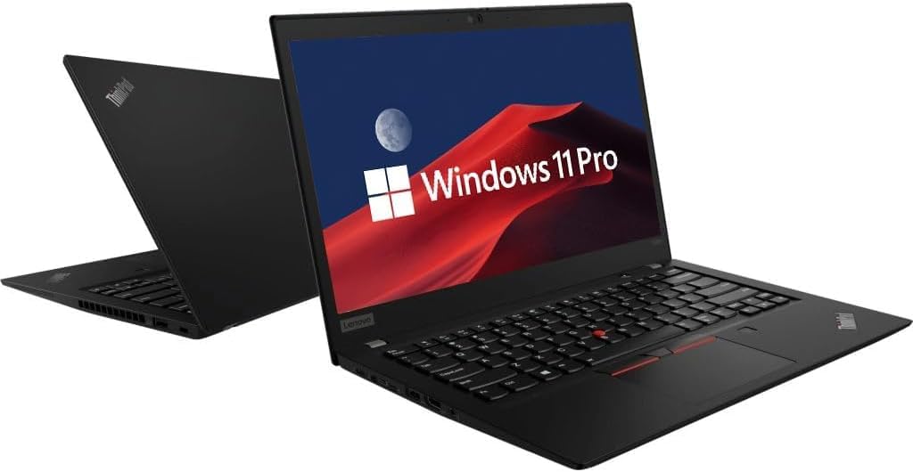 Laptop de afaceri Lenovo Thinkpad T490s, HD de 14 inchi (1366x768), Intel Core i5-8365U, 16 GB RAM, 256 GB SSD, tastatură QWERTY SUA, Windows 11 Pro (renovat)