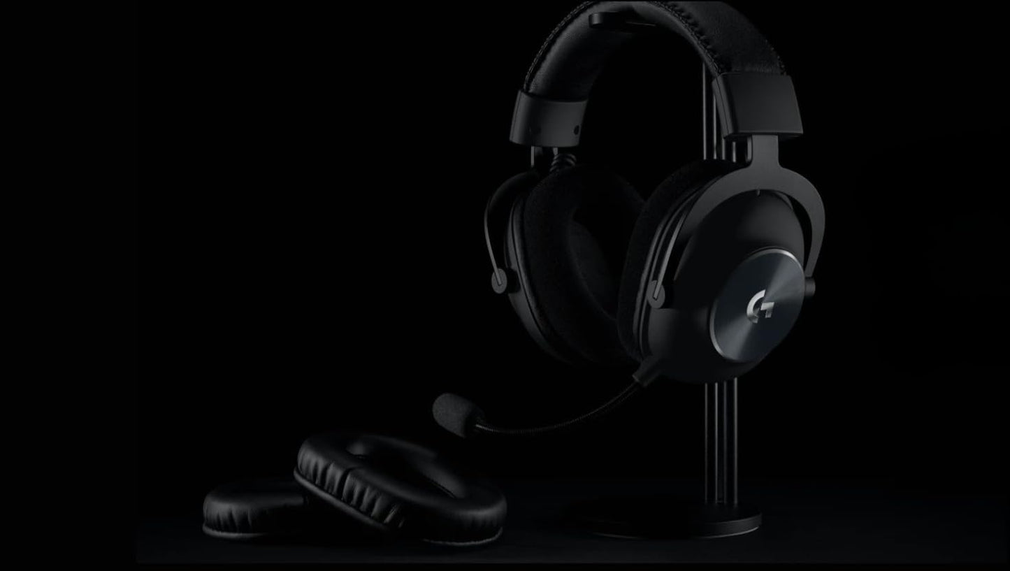 Logitech G PRO X wireless LIGHTSPEED gaming headset, Blue VO!CE microphone technology, 50 mm PRO-G speaker, DTS Headphone: - 981-000907