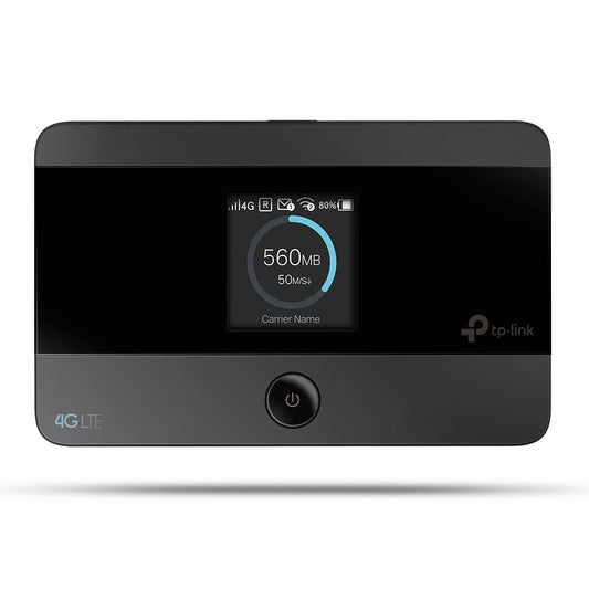 TP-Link M7350 Mobile 4G LTE WLAN router, up to 150 Mbit/s, color LCD, 2000 mAh battery (up to 8 hours), connects up to 10 devices, compatible with all European SIM cards
