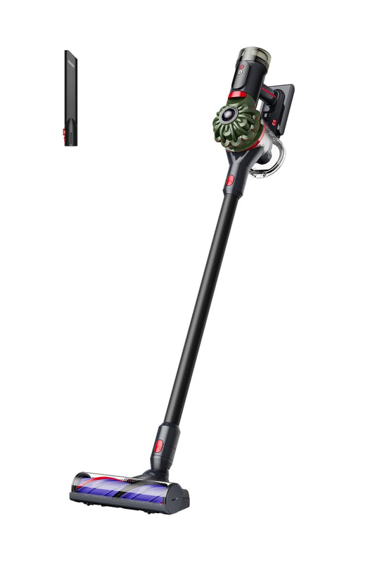 Dyson V8 Cyclone Handheld Vacuum Cleaner, Black and Green, 60 Minutes Runtime - SV55-A