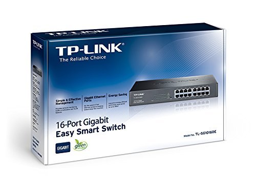 TP-Link Jetstream TL-SG1016DE - Switch - managed - 16 x 10/100/1000 - rack mountable