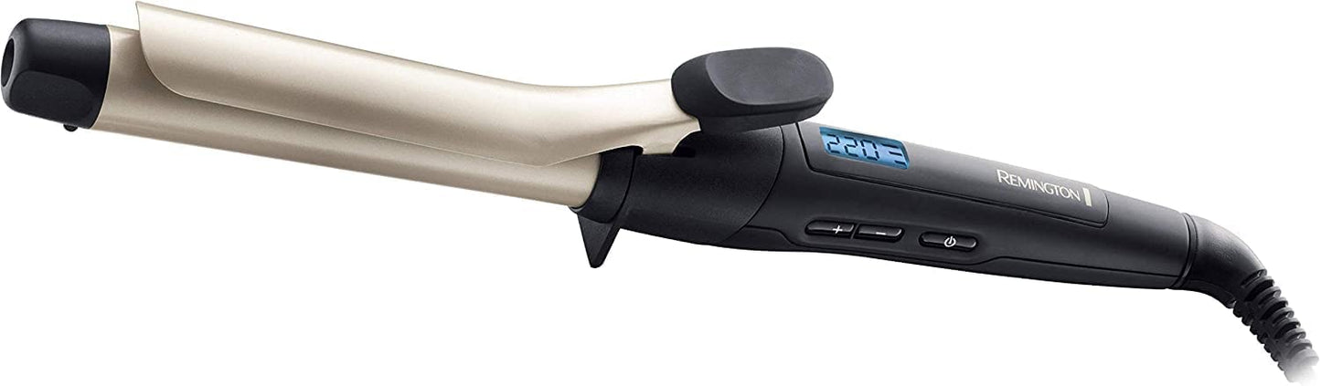 Remington curling iron Pro Soft Curl CI6325, 25 mm, anti-static ceramic tourmaline coating, black/cream | 1 pack