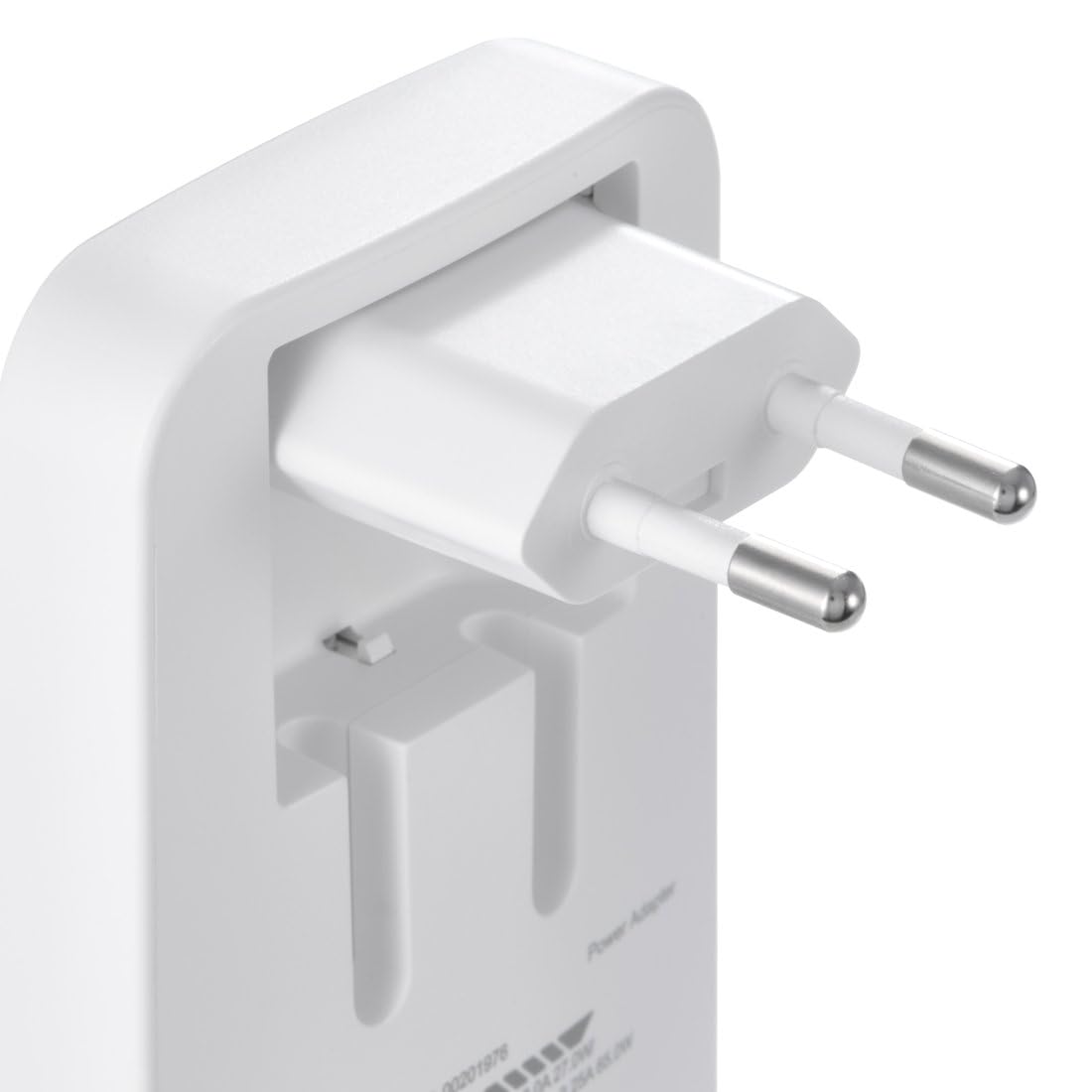 Hama USB C charger (quick charger 65 watts, charging plug for socket 2x USB-C, 1x USB-A, for mobile phone, laptop, tablet, supports power delivery, multiple USB charger with GaN technology) white - 00201976