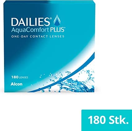 Dailies AquaComfort Plus lentile de zi moi | 180 bucăți | BC 8.7 mm | DIA 14.0 mm | +01.00 dioptrii - 100069111