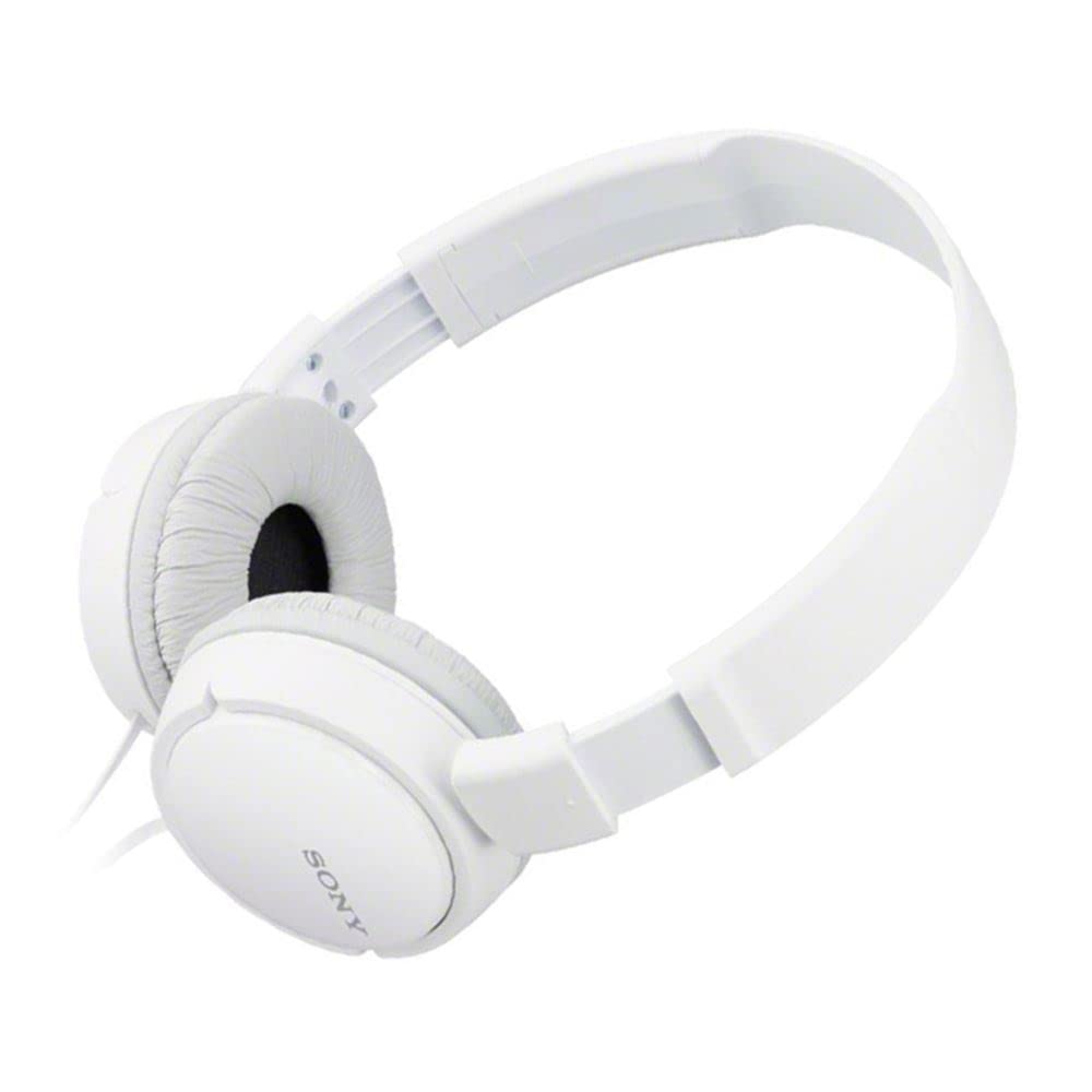 Sony MDR-ZX110AP foldable headset headphones with headset function, with microphone, white - MDRZX110AP/W