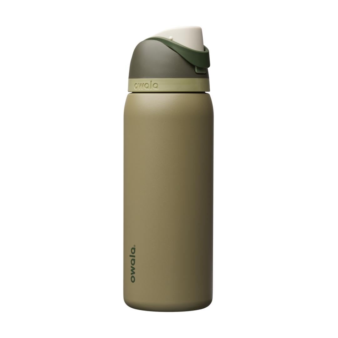 Owala FreeSip Insulated Stainless Steel Drinking Bottle with Straw, 945ml - BPA Free, Ideal for Sports, Fitness, Outdoor and Travel, Off Road - C08792