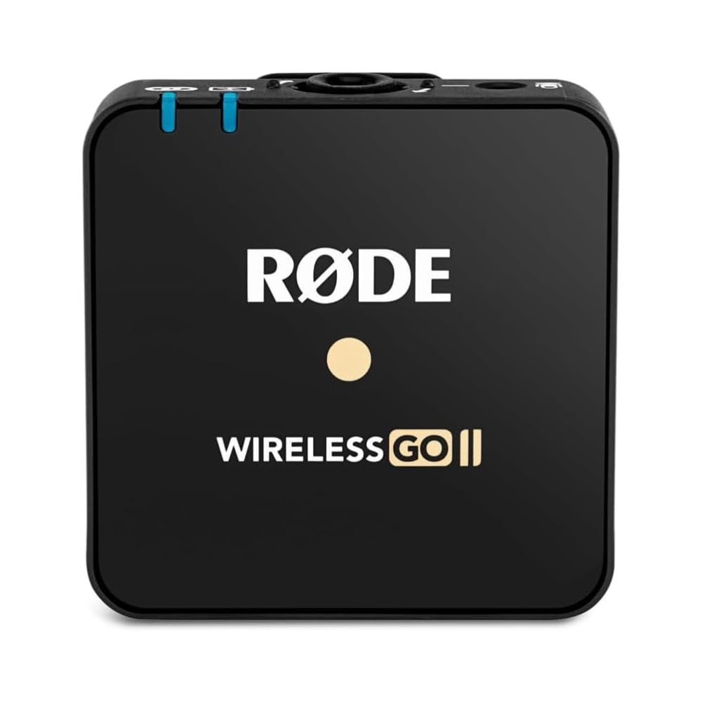 RØDE Wireless GO II TX - Ultra-compact wireless transmitter with built-in microphone, built-in recording and a range of up to 200 m (transmitter only) - WIGOIITX