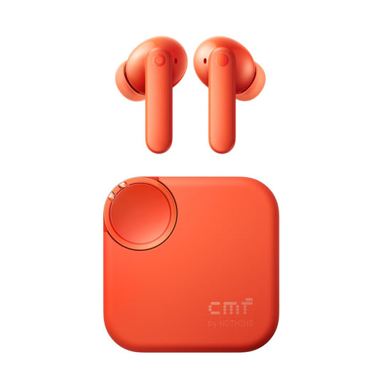 CMF by Nothing Buds 2 Wireless Earbuds with 48 dB Hybrid ANC, 55 Hour Battery Life, 11mm PMI Driver, 6 HD Microphones and Spatial Audio, IP55 Waterproof - Orange