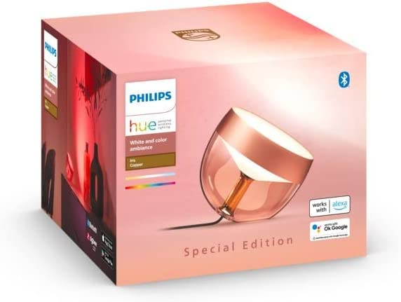 Philips Hue Iris Table Lamp, Indoor Lighting, Copper - 929002376803